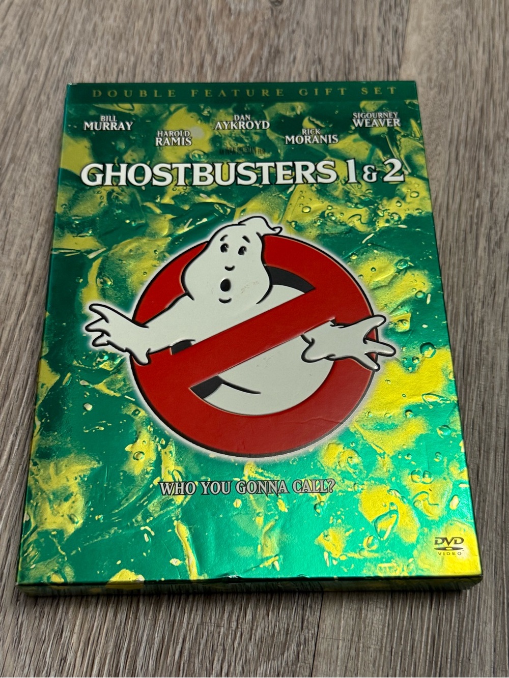 Ghostbusters 1 & 2 DVD Double Feature Gift Set - Green/Red
